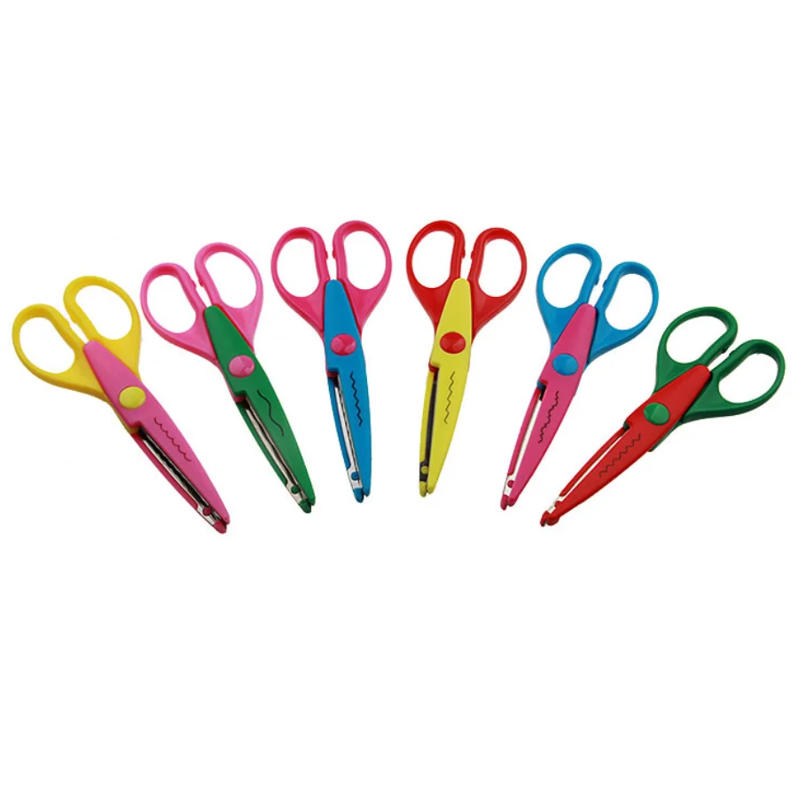 6 дюймов детская ремесло ножницы для резки бумажный альбом волнистые зигзаг с