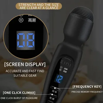 Vibrators for Women Dildo AV Magic Wand Vibrator Massager Adult Woman Sex Toys Dick Female Erotic Gode 5