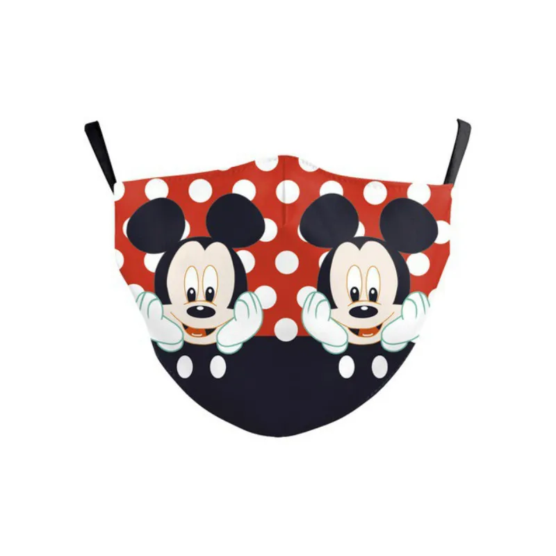 Disney Микки Маус взрослая маска из хлопка с принтом дышащие пыленепроницаемые