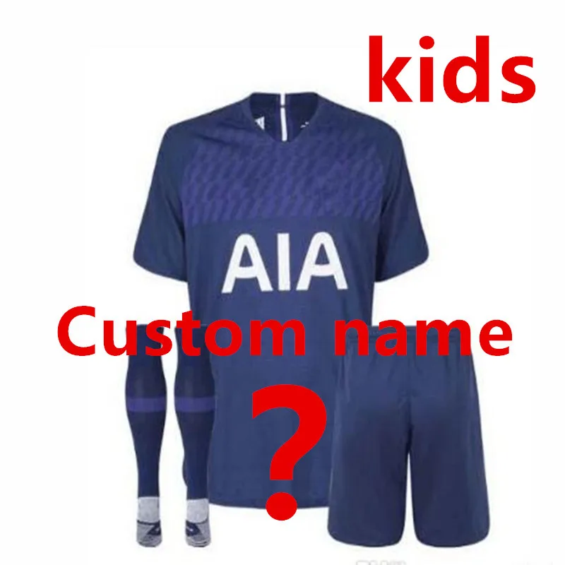 19 20 Tottenham Футбольная Футболка ERIKSEN DAVIES ROSE VERTONGHEN SANCHEZ SON KANE DELE NDOMBELE Детский комплект+ носки Tottenham jersey - Цвет: kids