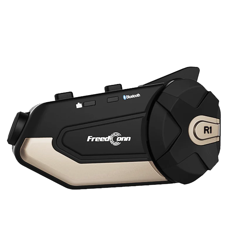 

R1 Motorcycle Intercom Helmet Bluetooth Headset Intercom 1080P HD Video Wifi Recorder Camera Intercomunicador