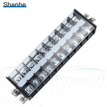 

TD-30A Din Rail Mount Terminal Block Connector 30A 10P plug-in Terminal Group 660V