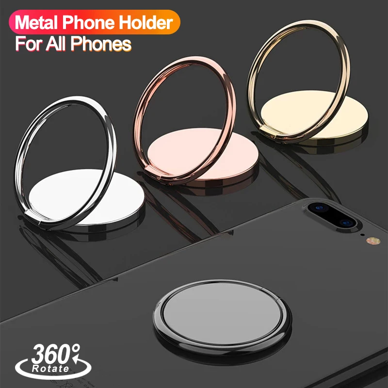 Phone Holder Magnetic Phone Holder Phone Stand Car Phone Holder Cell Phone Holder Magnetic rotabl mobile phone holder stand for iPhone Samsung Car Metal finger ring phone stand bracket car holder bracket