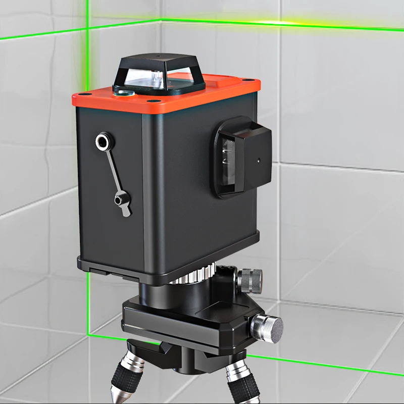 LOMVUM 12 линий 3D Osram лазерный уровень самонивелирующийся 360 градусов горизонтальный