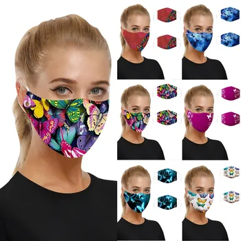 

2PC Universal Dust-Proof And Smog-Washable facemask For Adults In Europe And America care Reusable Protection Products