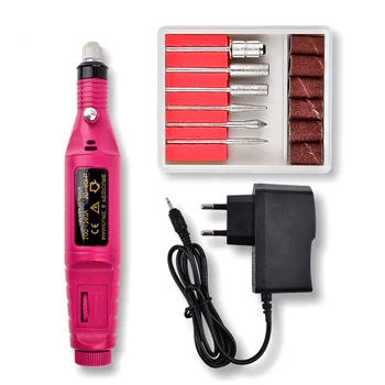 

Professional Mini Power Electric Manicure Machine Tools Drill Pen Pedicure Set Professional Nail Tools Equipment J19