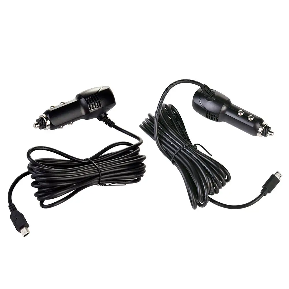 Dash Cam вождения Регистраторы двойной Запись DVR автомобиля Зарядное устройство