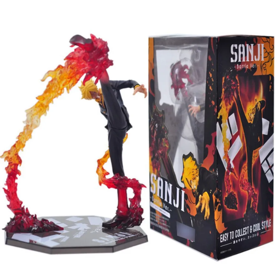 

Hot Selling One Piece Garage Kit Black-Footed Sanji Fighting Version Demon-Style Foot Exquisite Pendulum