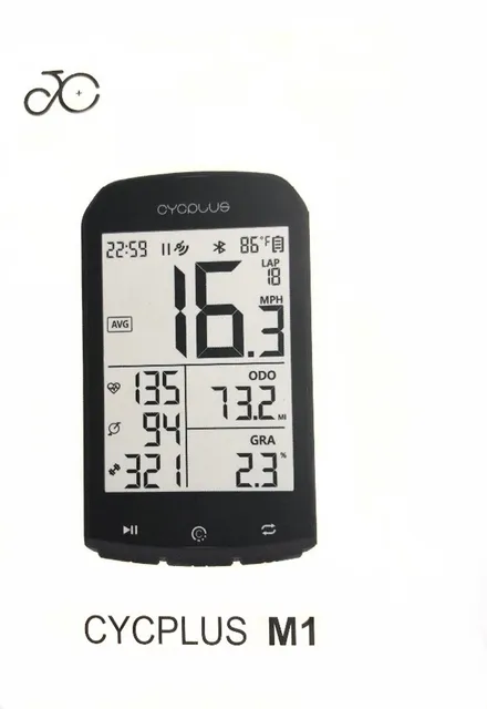$US $46.50  CYCPLUS M1 bicycle GPS computer bike computer speedometer wireless cycling computer stopwatch