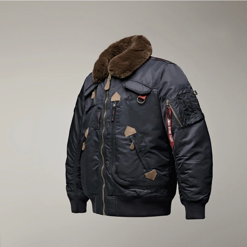 Men's winter short stylish jacket, insulated with sintepon 2021