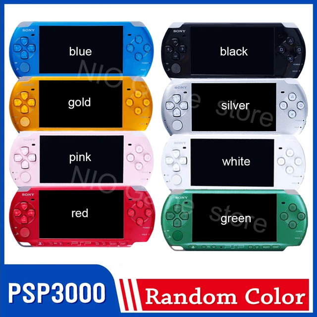 PSP Original reformado PSP para PSP 3000 juego consola 16 GB 32GB 64GB  128GB de tarjeta de memoria negro consola de jue - AliExpress