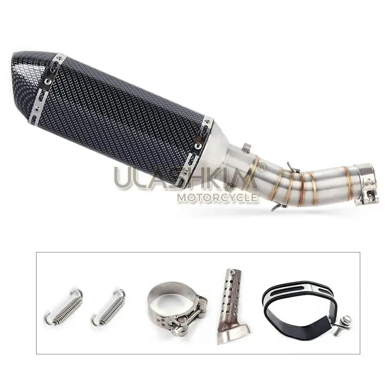 Полная выхлопная система мотоцикла глушитель Escape slip on для suzuki GSX250R GSX 250R GSX250 GW250 Link средняя труба с DB-KILLER Q
