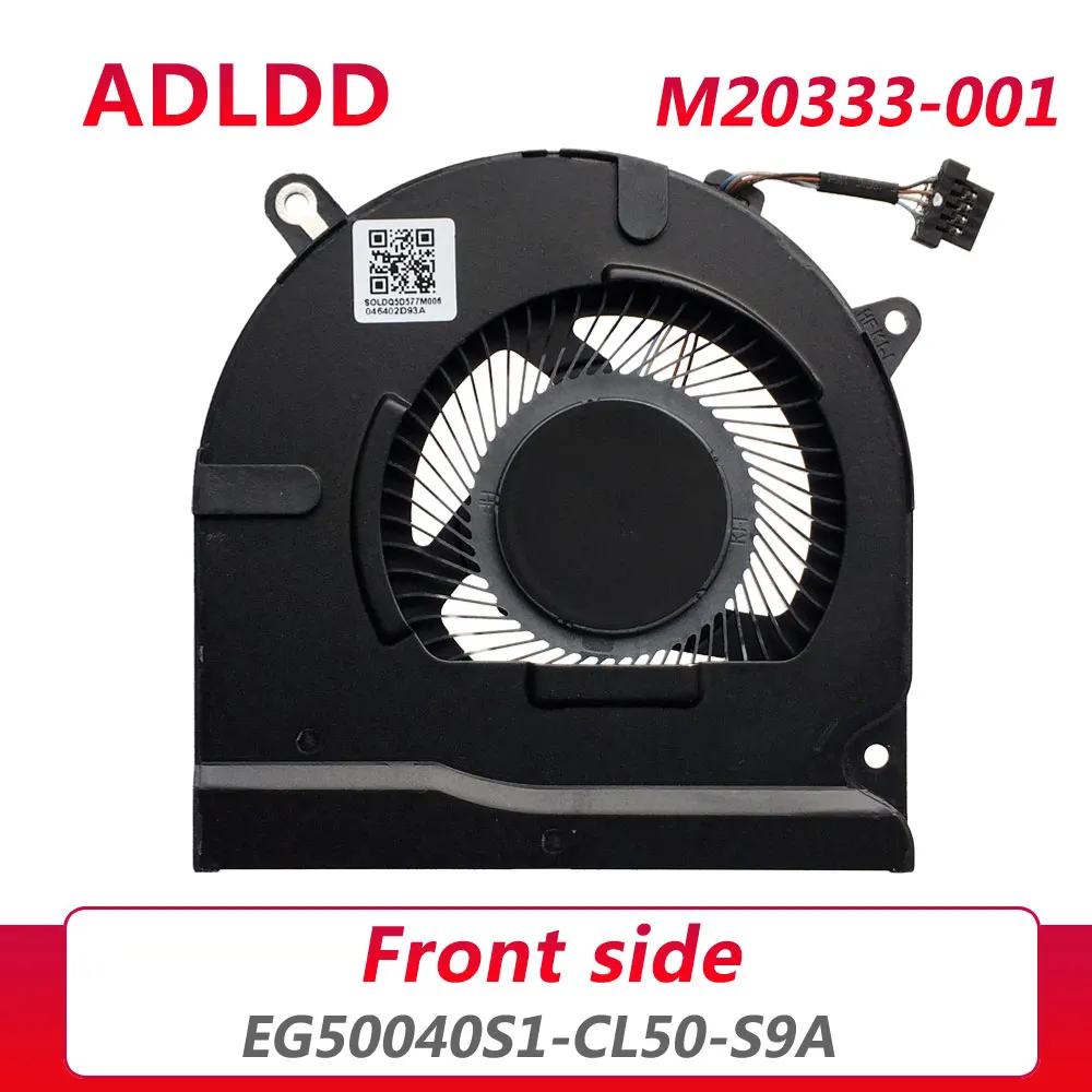 

New original cpu cooling fan cooler for HP 15-EG TPN-Q245 M20333-001 EG50040S1-CL50-S9A DC5V 2.50W 4PIN