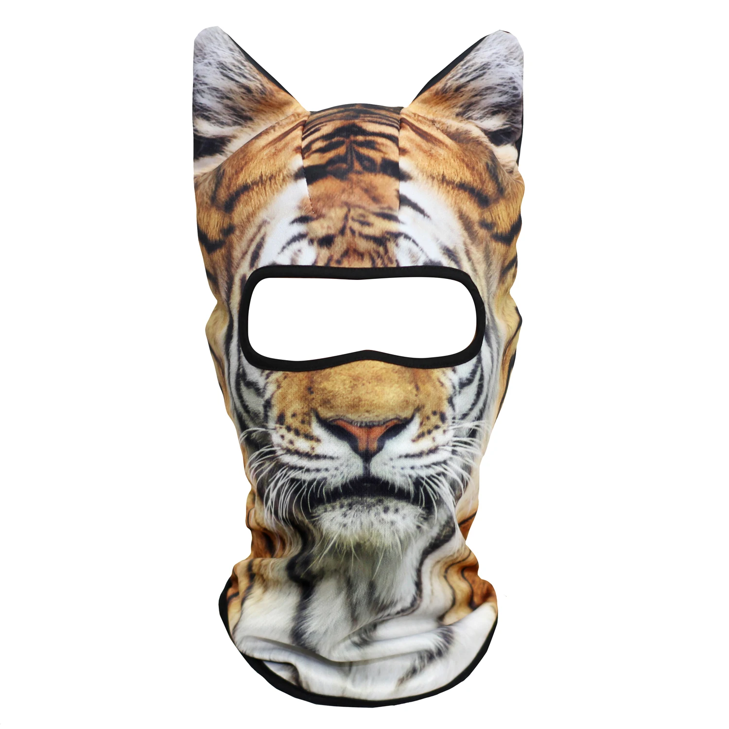 MEB14 Забавная Балаклава с объемными ушками животных, Skullies Beanies, дышащая маска для лица, кошки, собаки, панды, лисы, Хаски, шапка для мужчин и женщин, защита для лица - Цвет: MEB14