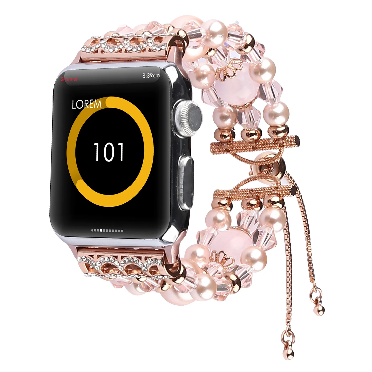 Женский ремешок для часов браслет из агата apple watch 1 2 3 4 38 42 40 44 мм|Ремешки часов| |