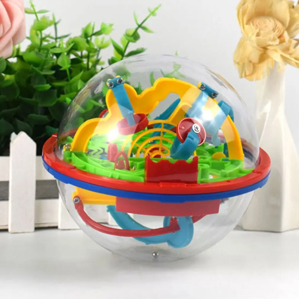 Transparent 3D Puzzle Magic Maze Ball Magical Intellect Marble Ball for Kids Hot 