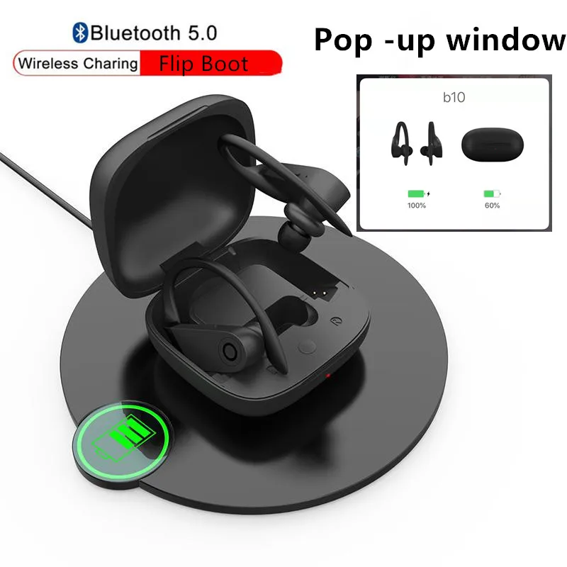 Новинка B10 TWS Спортивные наушники Bluetooth 5,0 гарнитура PK Chip H1 6d Bass водонепроницаемые беспроводные наушники для зарядки PKi9000 TWS