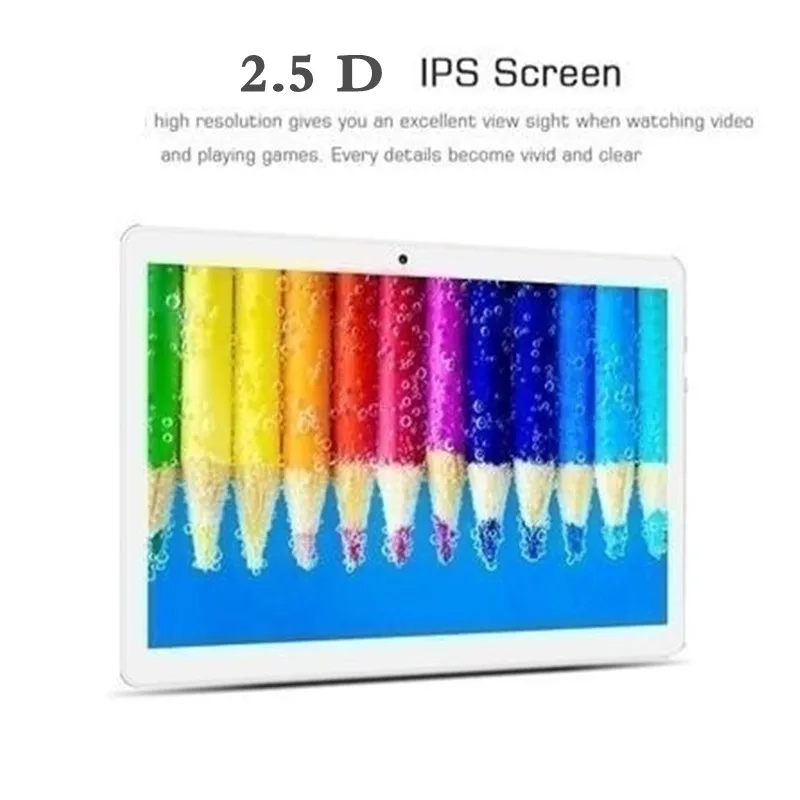  10.1 inch 2.5D screen 3G 4G LTE Dual SIM card Tablet PC Octa Core 8GB RAM 128GB ROM Android 9.0 Tab