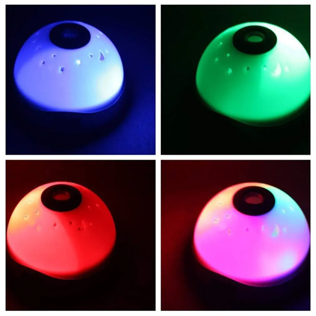 Magic Colorful Projection Clock Dream Projection Clock Star Moon Pattern Alarm Clock Semicircle Creative Clock