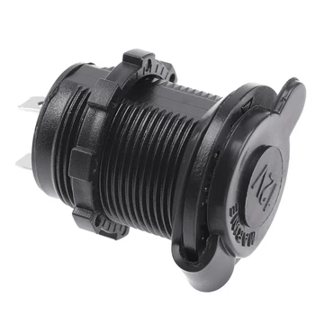 

1PC 12V waterproof cigarette lighter socket car marine power socket auto parts Receptacle Car Accessories Dropship