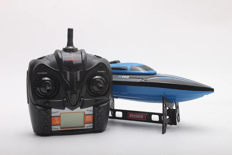 Модернизированная скоростная лодка Skytech H100 с дистанционным управлением 2,4 ghz 4ch, скоростная гоночная лодка с ЖК-экраном, игрушки в подарок для детей