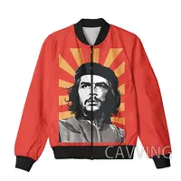 CAVVING 3D Printed  Che Guevara   Zipper Bomber Jackets Men Overcoat Mens Coat Zip Up Jackets for Women/Men 2