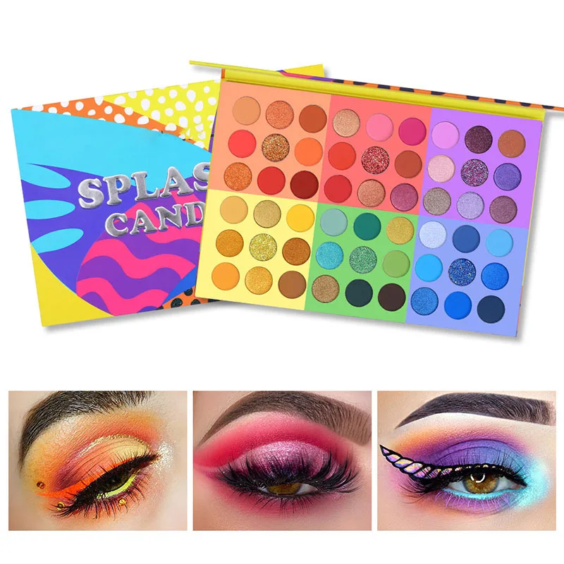 

New 54 Colors Eyeshadow Palette Beauty Multicolor Makeup Eye Makeup Shiny Matte Eyeshadow Powder Waterproof Pigmented Cosmetics