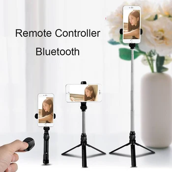 

Extendable Handheld Rotatable Selfie Stick Folding Portable Phone Clip For iPhone Android Selfie Remote Controller Bluetooth