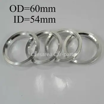 

4pcs Car 60mm OD To 54mm ID Aluminum Wheel Hub Centric Bore Ring Spacer Fill