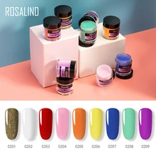 Акриловый порошок ROSALIND, полигель для наращивания ногтей, лак для ногтей, украшения для ногтей, набор для маникюра с кристаллами, аксессуары для ногтей