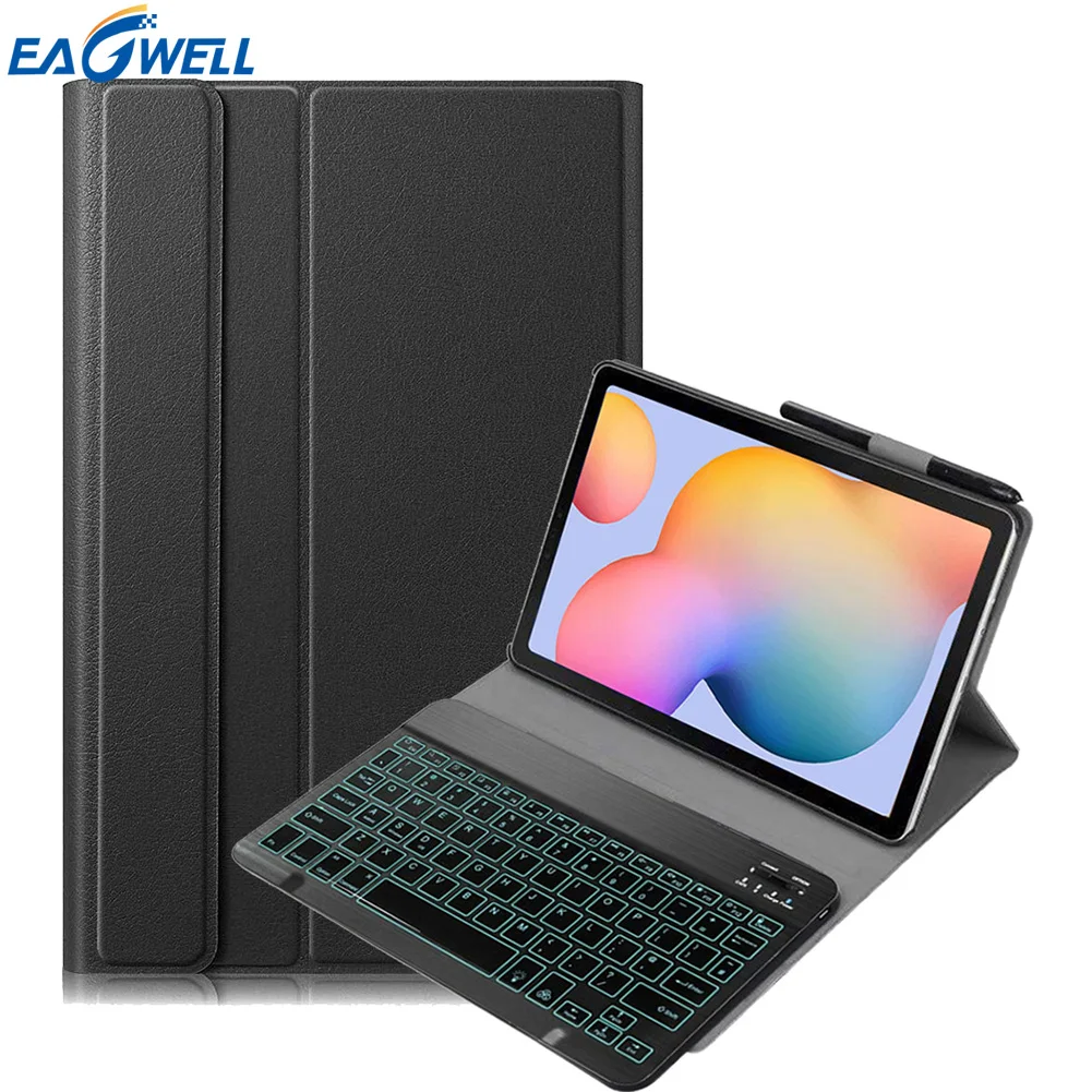Чехол для Samsung Galaxy Tab S6 Lite 10 4 P610 P615 беспроводная клавиатура магнитная подставка