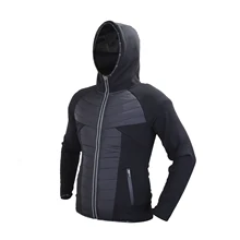 Мужская куртка для бега, фитнеса, зимняя, теплая, с хлопковой подкладкой, светильник, спортивная куртка, для спортзала, для улицы, ветрозащитная, для велоспорта, спортивная одежда