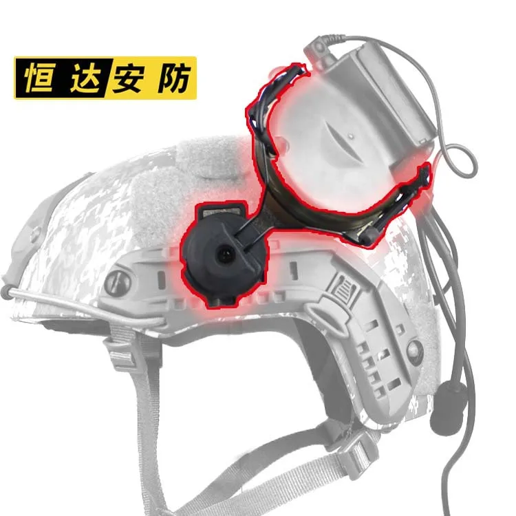 Rotatable earphone holder FAST helmet rail bracket Comtac headset rail bracket helmet accessories