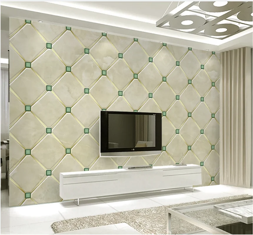 

xuesu 3D geometric soft wrap for marbling TV background custom wallpaper large mural 8D waterproof material