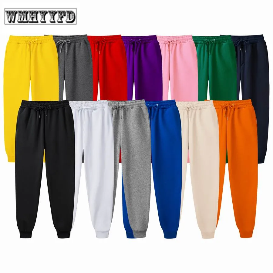 Pantalones para sudar informales para hombre, Jogger, harén, Pantalón de vestir con cordón, wmhyyfd, corredores, ropa de marca, Otoño, novedad