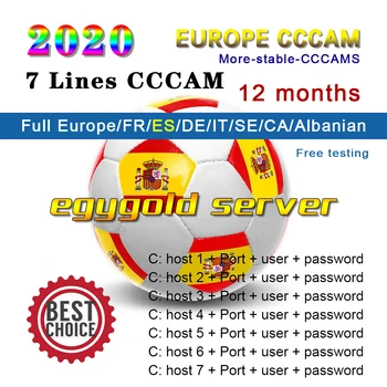 

TV receiver CCCam 1 Year Egygold server 7 lines for Europe DVB-S2 Satellite receiver v9 V8 NOVA stable in Spain Poland Germany