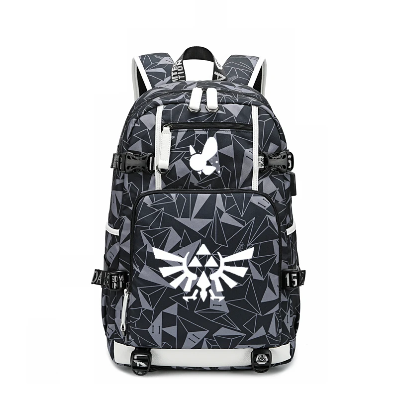 Легенда о Зельде печать школьные сумки Zelda Back Pack дорожный рюкзак Mochila Feminina холст рюкзак для ноутбука большая сумка для книг