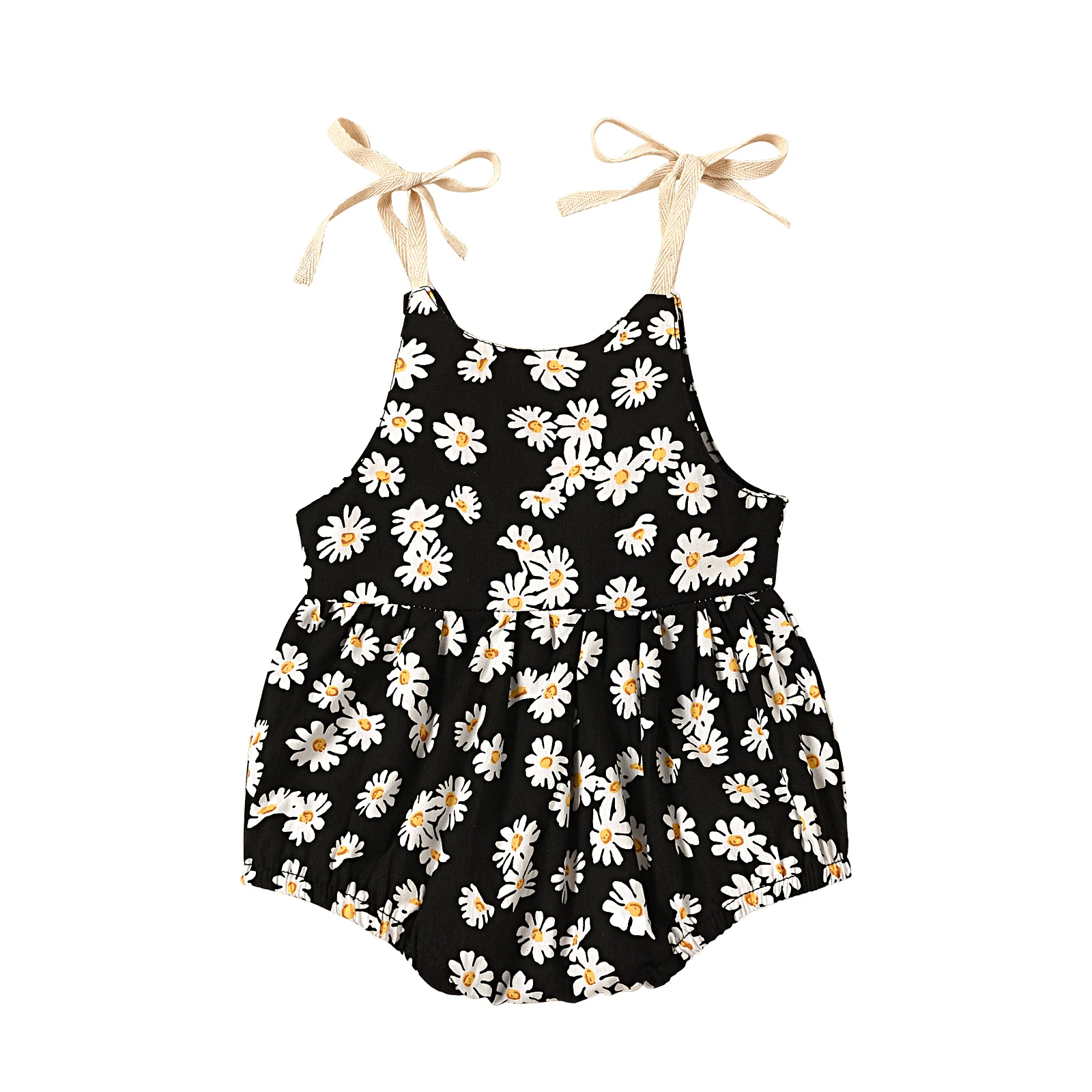 Baby Girls Daisy Sleeveless Romper 2
