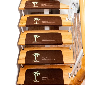 

5pcs Protector Self Adhesive Anti Slip Stair Tread Home Decoration Safety Staircase Luminous Mat Warm Indoor Floor Tape Reusable