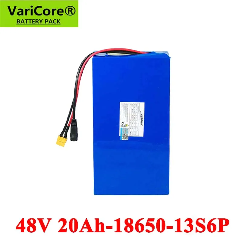 Литиевая батарея VariCore для электрического велосипеда 48 В 20 Ач 13S 18650 А BMS 500 Вт 1000 |