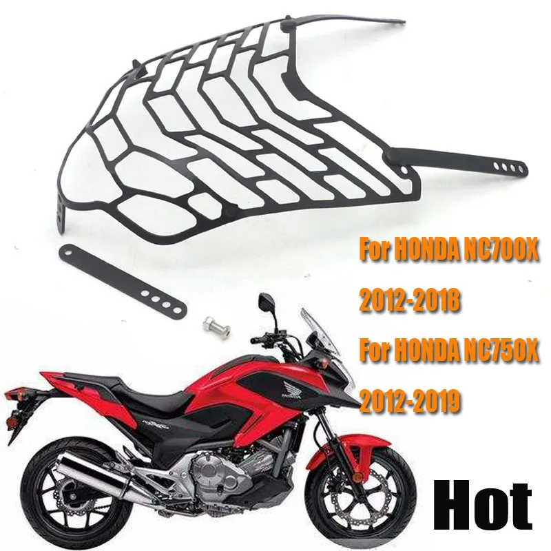 Защитная решетка для передней фары мотоцикла Honda NC700X NC 700X NC750X 750X 2012 2018|Накладки и