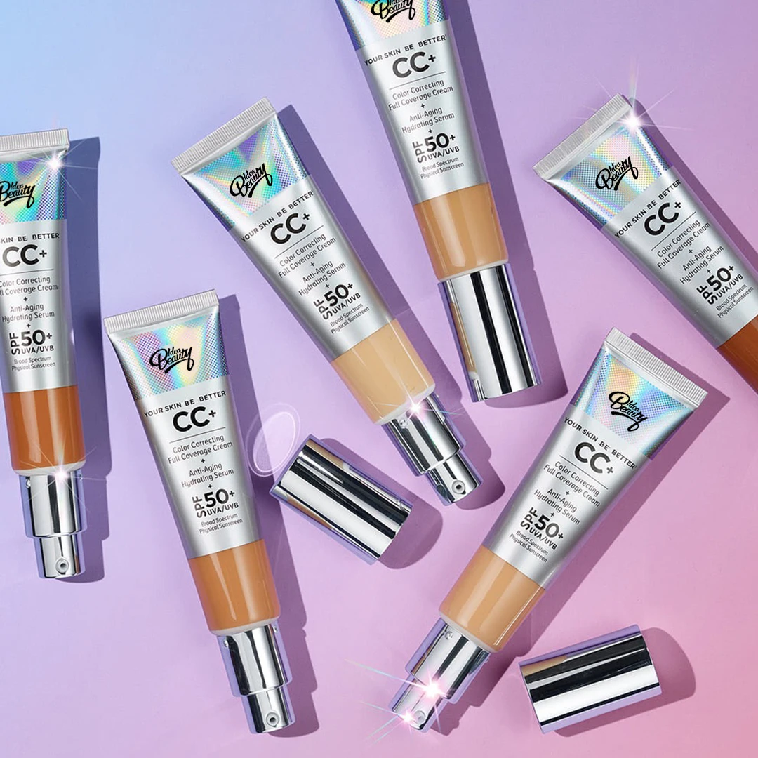 Основа для макияжа лица крем CC SPF50 солнцезащитный Жидкая основа полного покрытия