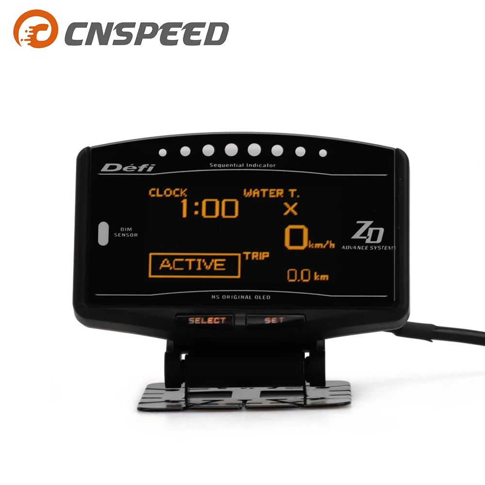 Full Kit Electronic Sensors Sports DeFI  Package 10 in 1 BF CR C2 Advance ZD Link Meter Digital Auto Gauge