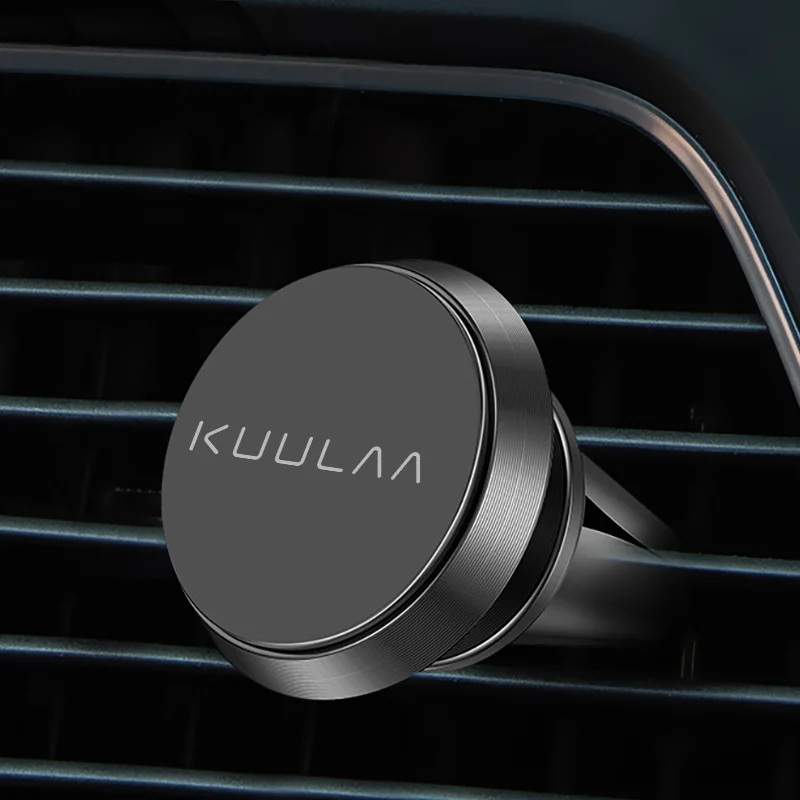 Black Type 1 KUULAA Автомобильный держатель для телефона Магнитный держатель для мобильного телефона универсальный держатель для мобильного телефона - Цвет: Black Type 1