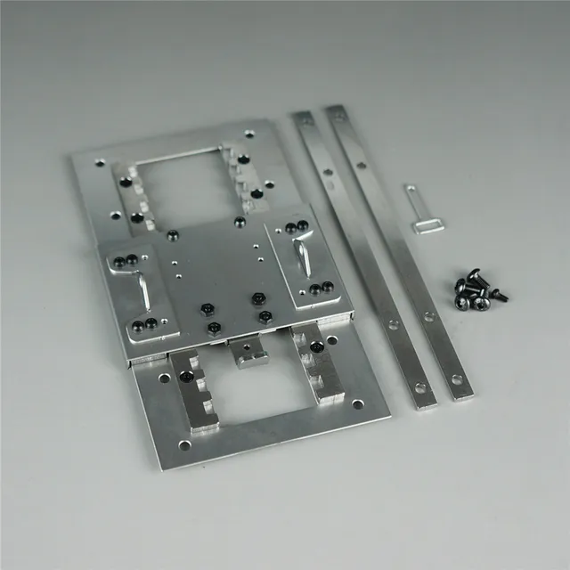 Metal Saddle Plate Grinding Base for 1/14 Tamiya DIY RC Trucks Tractor Accessories Parts