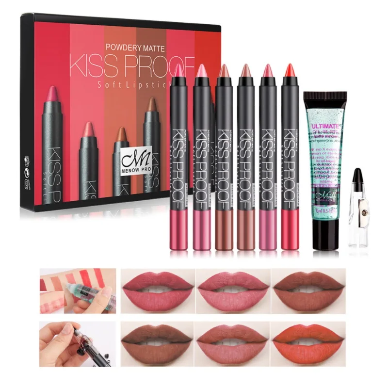 

MENOW -6 COLOR MATTE LIPSTICK SET