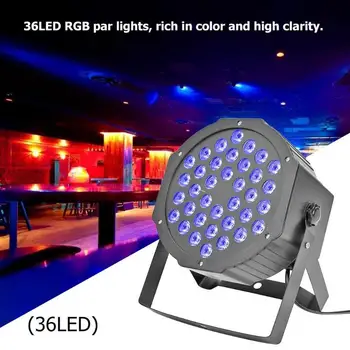 

LED Par Light RGBW 54x3W Disco Wash Light Equipment 8 Channels DMX 512 LED Uplights Stage Lighting Effect Light Fast Shipping