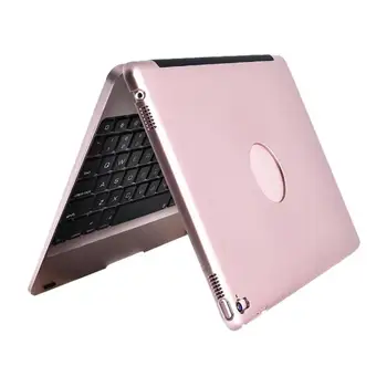 

Slim Rechargeable Wireless 3.0 Bluetooth Keyboard Case Tablet Case Stand Cover Holder for Apple iPad Pro 9.7 iPad Air 2 Shell