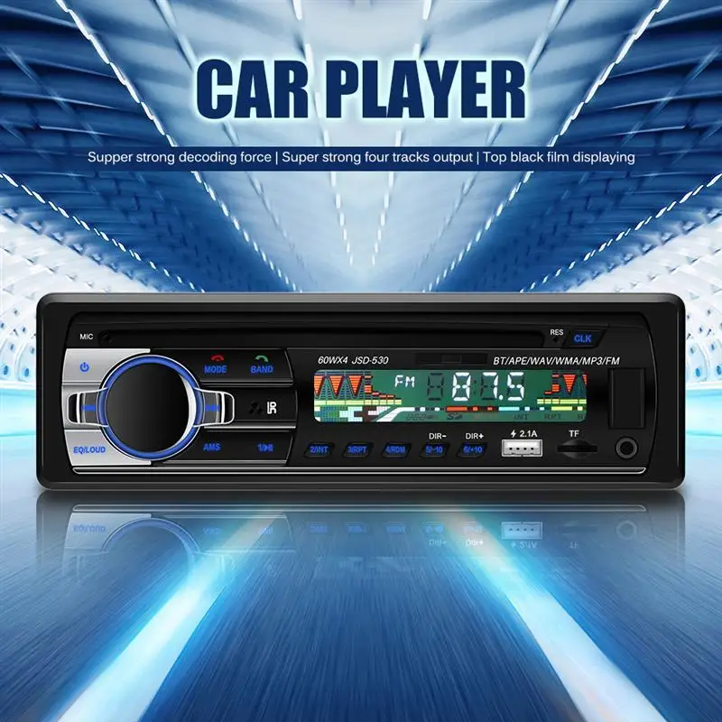 12v lcd автомобильный медиаплеер 4*60w Bluetooth fm-радио Aux автомобильное радио SD USB MP3 автомобильные Аудио плееры Автомобильная электроника
