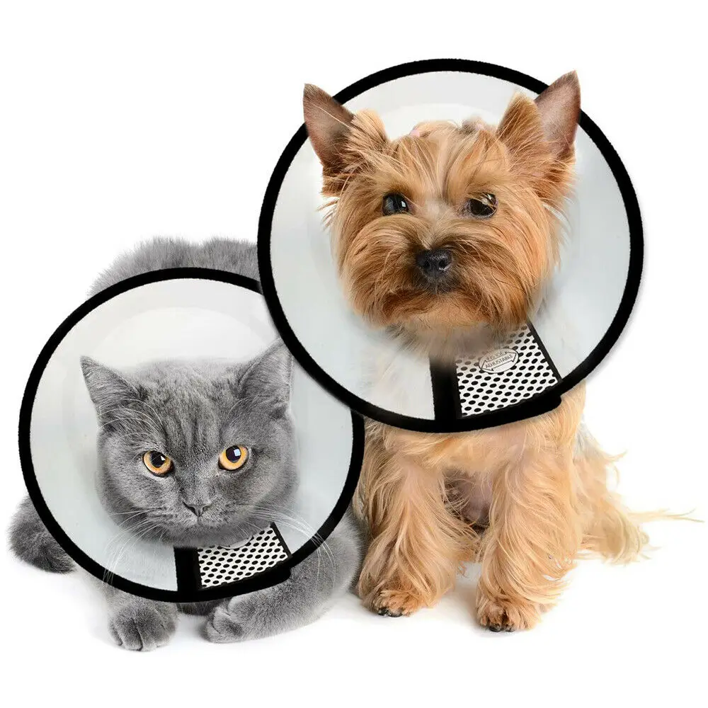 Pet Headgear for Anti-Bite Lick Soft Pet Recovery Cone with Adjustable Soft Edge Wound Healing Protection VILLCASE Cat Kitten Elizabeth Collar Size XS Pet Headgear for Anti-Bite Lick Soft Pet Recovery Cone with Adjustable Soft Edge Wound Healing Protection VILLCASE Cat Kitten Elizabeth Collar Size XS